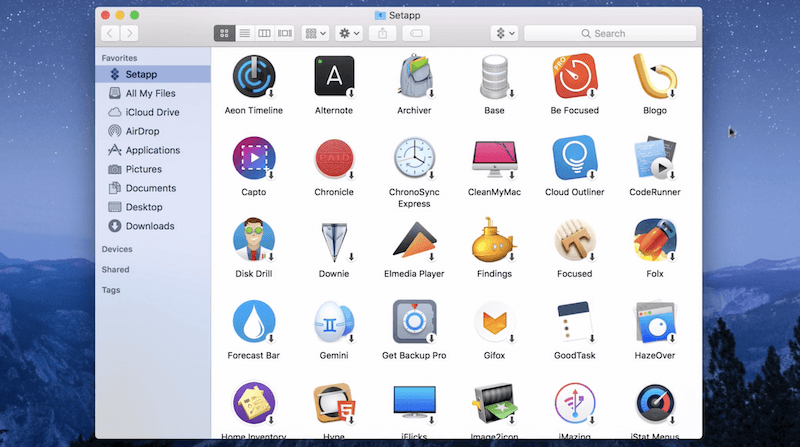 Trọn bộ ứng dụng setApp